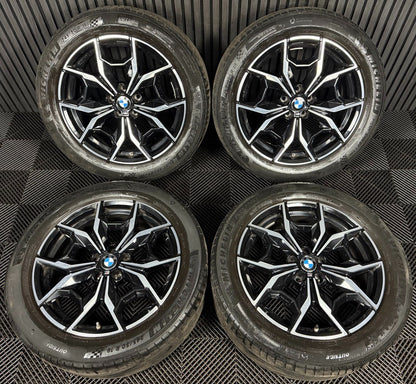 19'' GENUINE BMW X3 X4 G01 G02 887 M SPORT ALLOY WHEELS TYRES ALLOYS 7916263