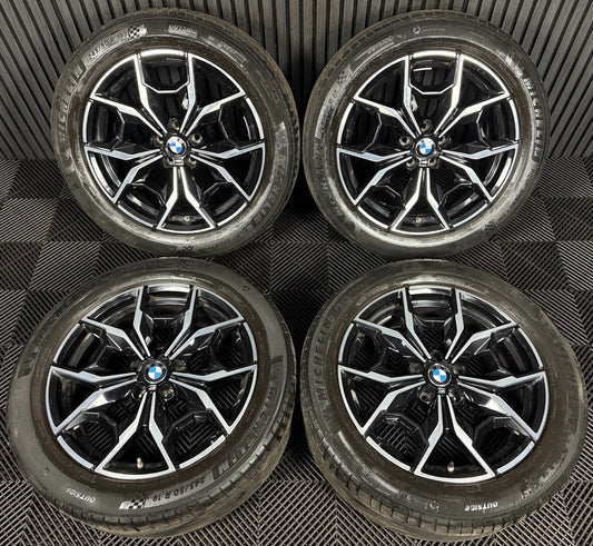 19'' GENUINE BMW X3 X4 G01 G02 887 M SPORT ALLOY WHEELS TYRES ALLOYS 7916263