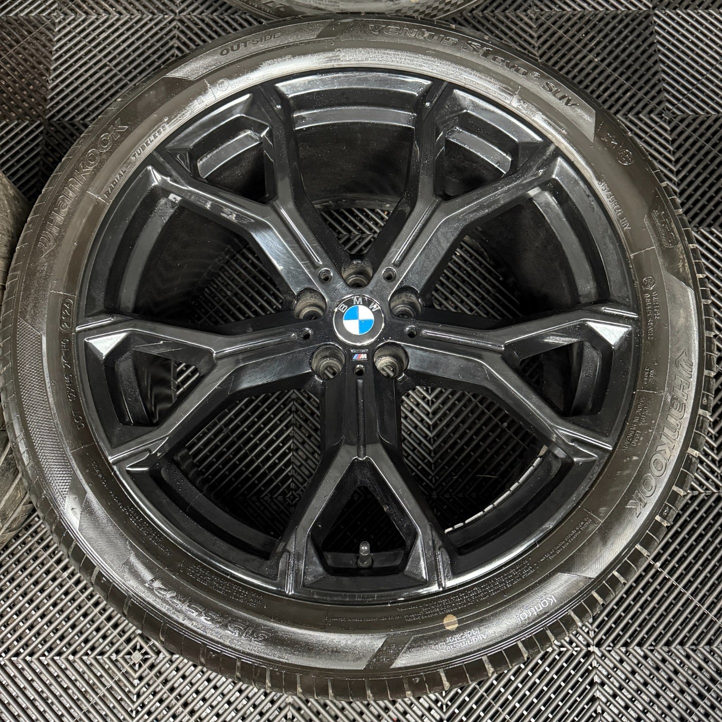 21'' GENUINE BMW X5 X6 G05 G06 741M BLACK M SPORT ALLOYS WHEELS ALLOYS TYRES