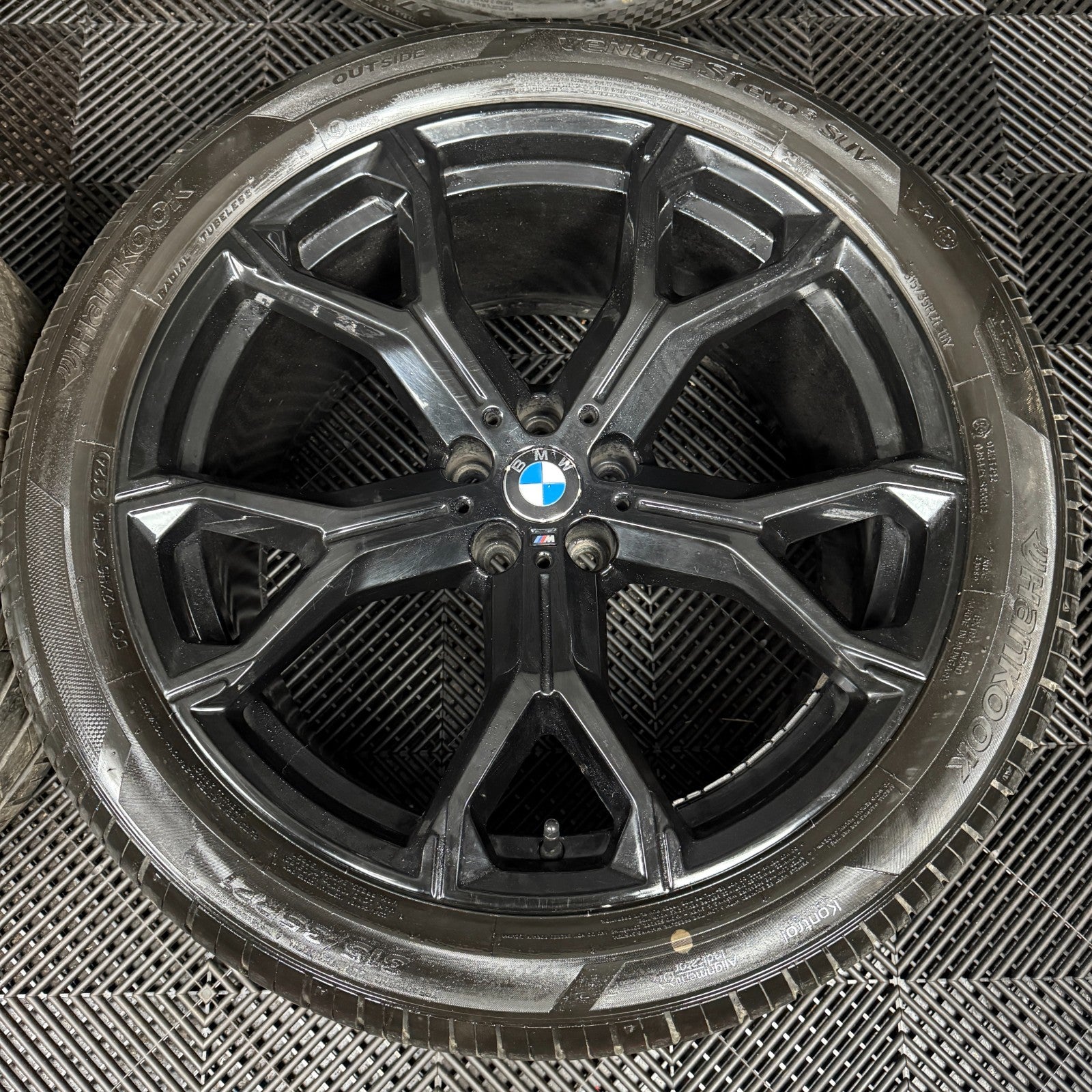 21'' GENUINE BMW X5 X6 G05 G06 741M BLACK M SPORT ALLOYS WHEELS ALLOYS TYRES