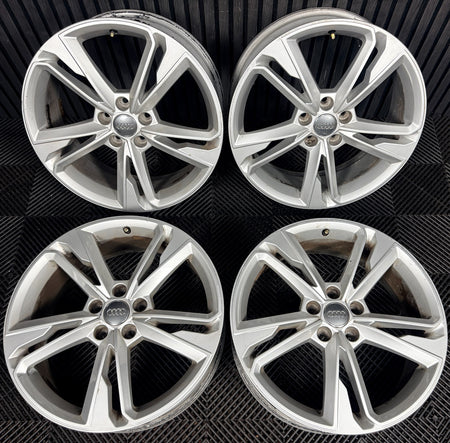 19'' Audi Q3 S Line 5 Double Spoke Alloy Wheels Alloys 83A601025M Genuine