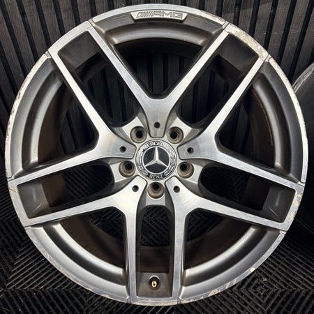 19'' Mercedes AMG GLC Grey DC Sport Alloy Wheels 5X112 Genuine A2534011800