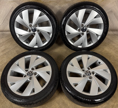 17'' GENUINE VW GOLF BELMONT MK8 MK7 MK6 ALLOY WHEELS TYRES ALLOYS 5H0601025C