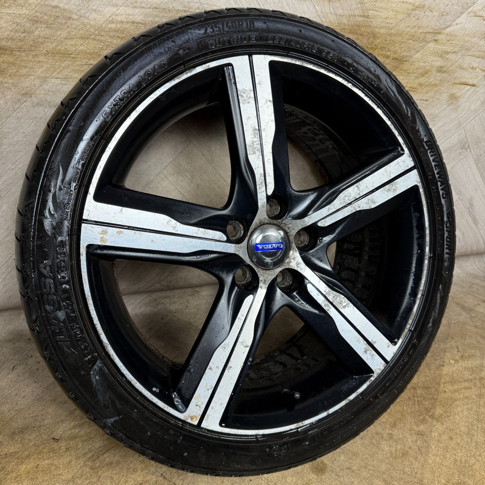 1X 18'' GENUINE VOLVO S60 V60 IXION III R-DESIGN ALLOY WHEEL RIM 31445218 SPARE