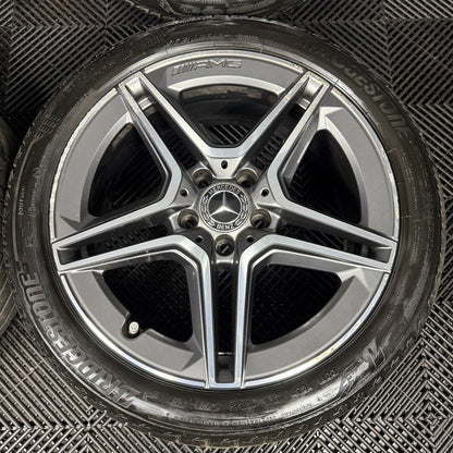 18'' GENUINE MERCEDES AMG A CLASS CLA B ALLOY WHEELS TYRES ALLOYS W177 5X112