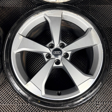 19'' Audi A4 S Line Black Edition B8 B9 Rotor Wheels Alloys 8W0601025CG Genuine