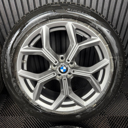 19'' BMW X3 X4 G01 G02 693 Alloy Wheels Tyres Grey 6877327 Genuine