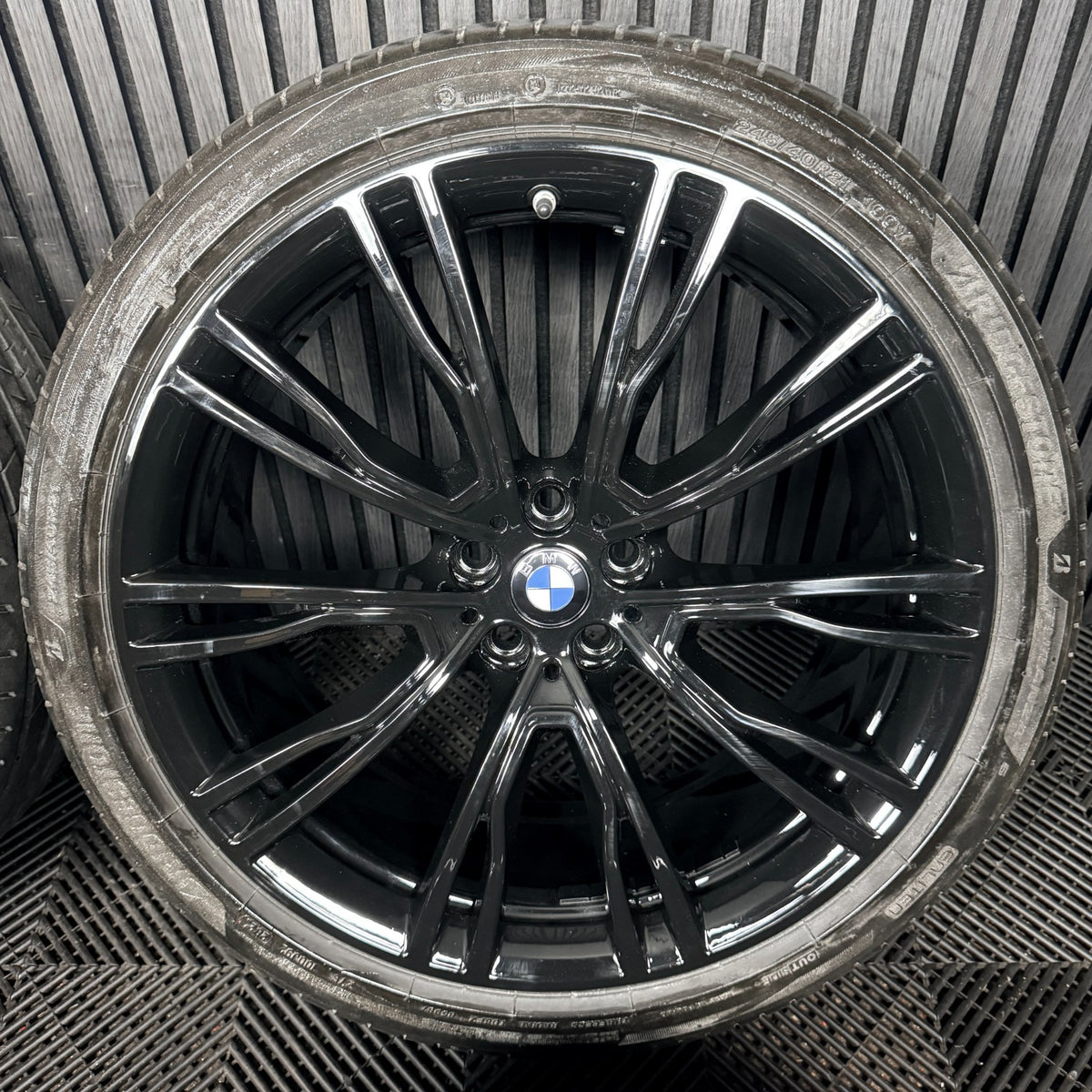 21'' BMW X3 X4 G01 G02 724 Black M Sport Wheels Tyres Alloys 8043670 Genuine