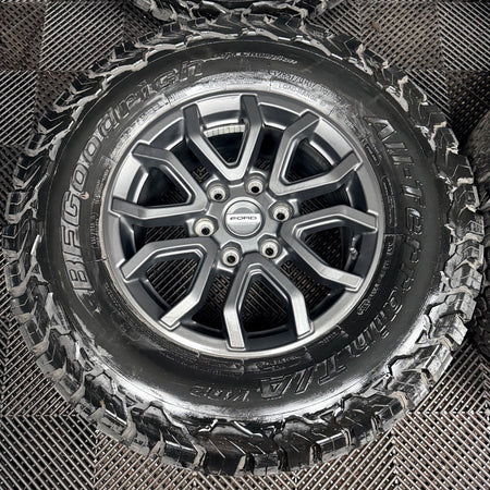 17'' Ford Ranger Raptor Grey Alloy Wheels Tyres Alloys Genuine N1WC-1007-D1A