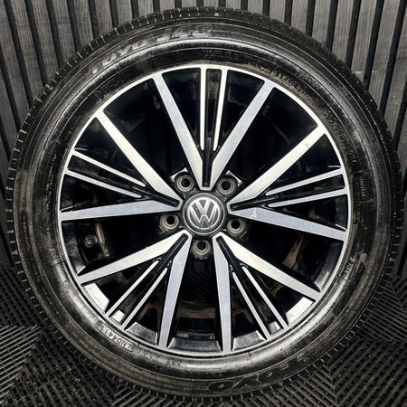 1X 16'' Genuine VW Golf MK7.5 MK7 Linas Alloy Wheel Tyre Gt Single 5G0601025CD