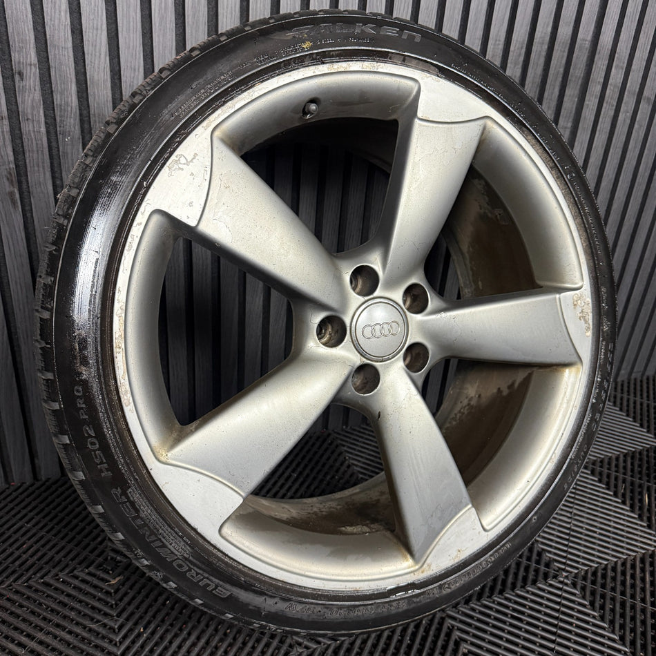 1X 20'' GENUINE AUDI A6 S LINE C7 ROTOR BLACK EDITION WHEEL ALLOY 4G9601025BP