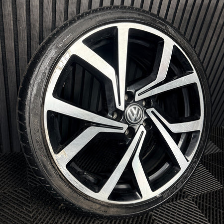 1X 19'' VW Golf Brescia Clubsport GTI MK7 Alloy Wheel Tyre 5G0601025CL Genuine