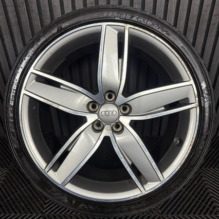 1X 18'' GENUINE VW AUDI A1 8X1 ALLOY WHEEL TYRE SINGLE 8XA601025F 7.5J ET37.5