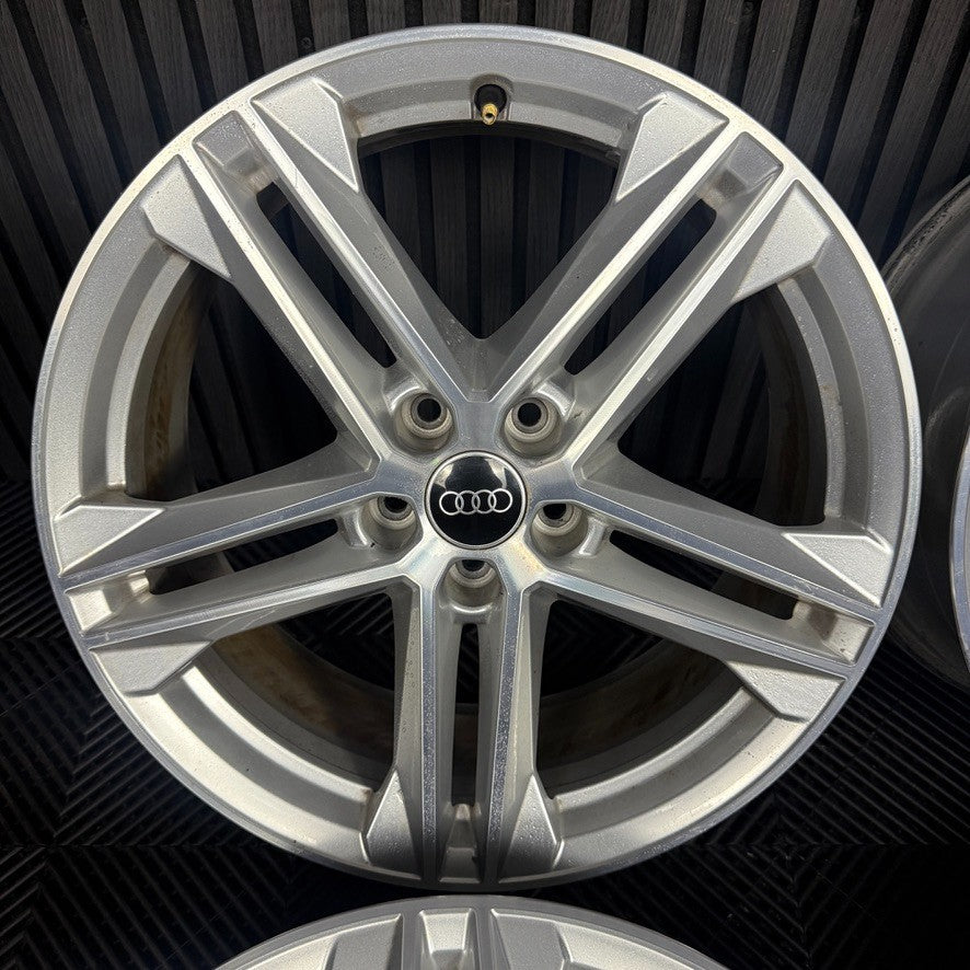 19'' GENUINE AUDI Q5 5 DOUBLE SPOKE S LINE ALLOY WHEELS A4 A3 5X112  80A601025G