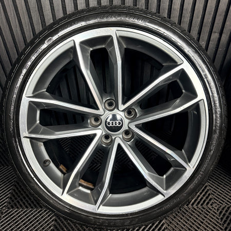 19'' Audi A5 S Line S5 Alloy Wheels Alloys Tyres 8W0601025DF Genuine