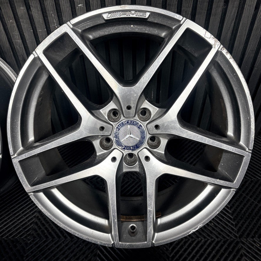 19'' Mercedes AMG GLC Grey DC Sport Alloy Wheels 5X112 Genuine A2534011800