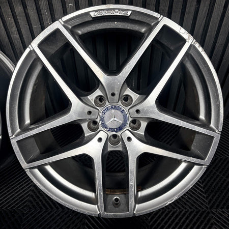 19'' Mercedes AMG GLC Grey DC Sport Alloy Wheels 5X112 Genuine A2534011800