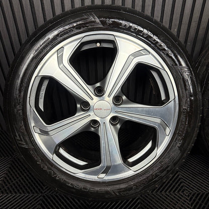 18'' GENUINE VW TRANSPORTER T6 T6.1 T5 SPORTLINE ALLOY WHEELS TYRES ZGB7HZ071496