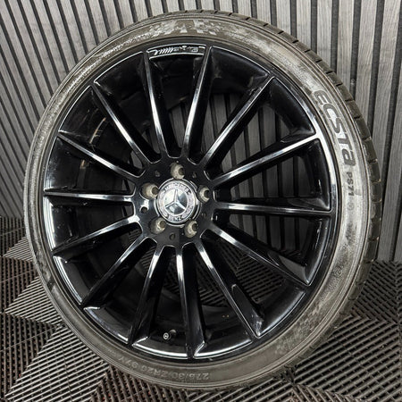 1X 20" GENUINE AMG MERCEDES E CLASS BLACK ALLOY WHEEL BACK W213 A2134012300 REAR