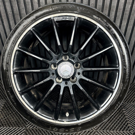 1X 18'' Mercedes AMG A Class CLA W176 Black Alloy Wheel Tyre A1764010200 Genuine