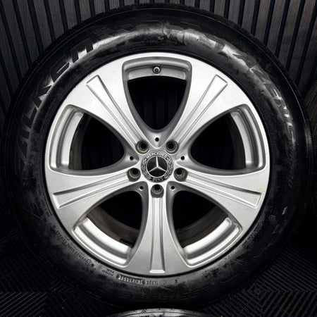 18'' Mercedes GLC Silver 5 Spoke Alloy Wheels Tyres Alloys A2534010800 Genuine