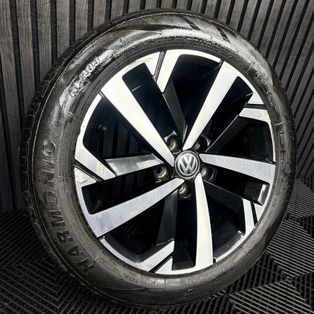 1X 16'' VW Polo Torsby Mk6 2G Alloy Wheel Tyre GT Single 2G0601025T Genuine