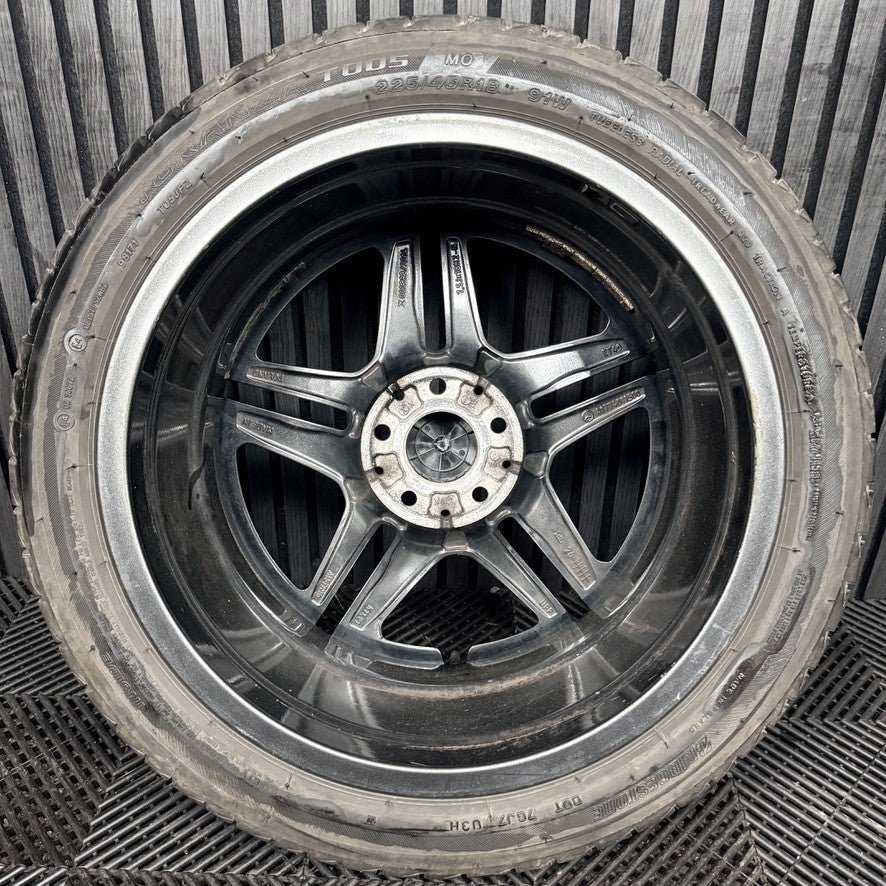 1X 18'' AMG Mercedes A Class CLA W177 Sport Alloy Wheel Tyre A1774011500 Genuine