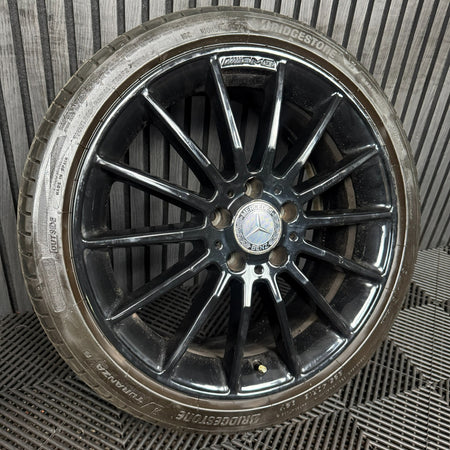1X 18'' Amg Mercedes A Class CLA Black Alloy Wheel A1764010200 W176 Genuine