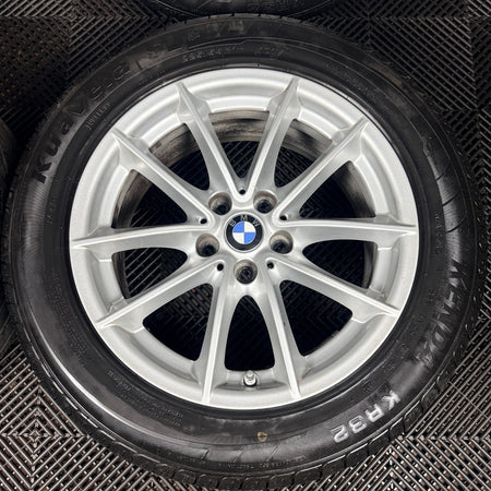 17" Bmw 5 Series 618 Silver Multispoke G30 G31 Alloy Wheel Tyres 6868217 Genuine