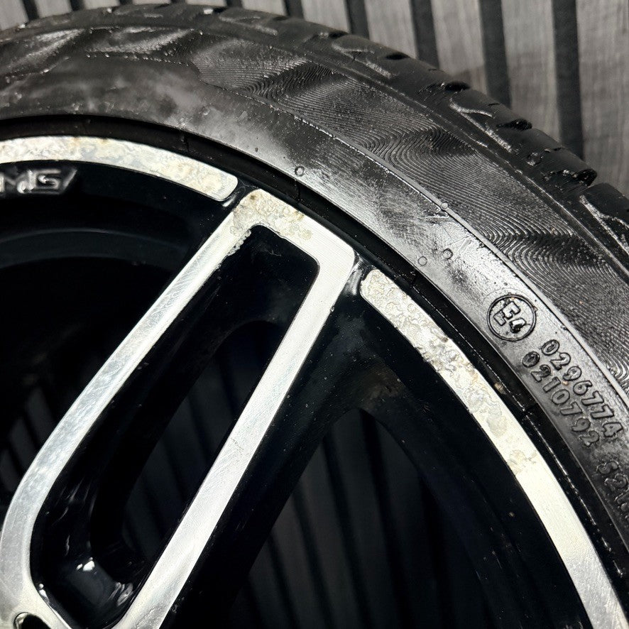 1X 18'' Mercedes AMG A Class CLA Black W176 Alloy Wheel Tyre A1764010700 Genuine