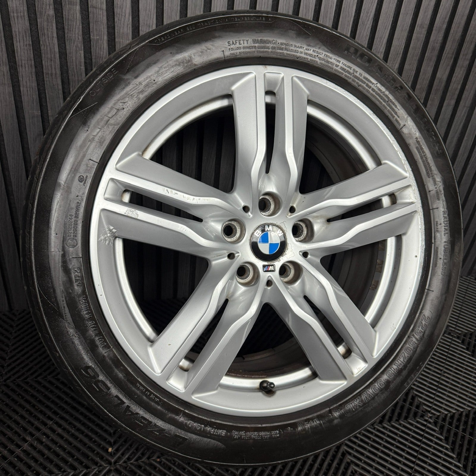 1X 18'' GENUINE BMW X1 570 F48 X2 F39 M SPORT ALLOY WHEEL TYRE 7850456 7.5J ET51