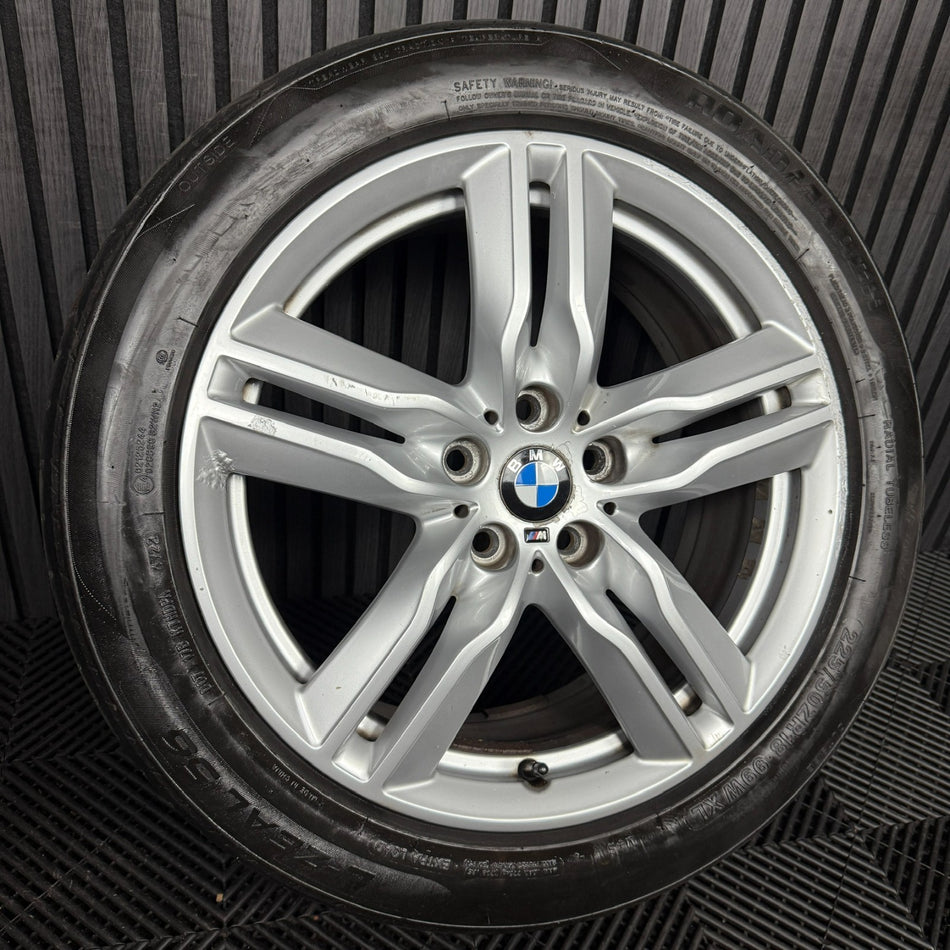 1X 18'' GENUINE BMW X1 570 F48 X2 F39 M SPORT ALLOY WHEEL TYRE 7850456 7.5J ET51