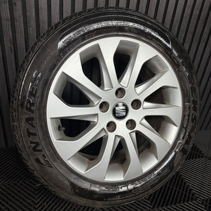1X 16'' GENUINE SEAT LEON MK3 ALLOY WHEEL TYRE SPARE SINGLE 5F0601025A