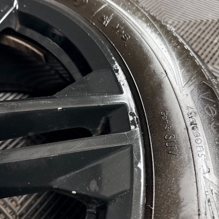 19'' Audi Q5 Black S Line Alloy Wheels Tyres 5X112 80A601025G Genuine