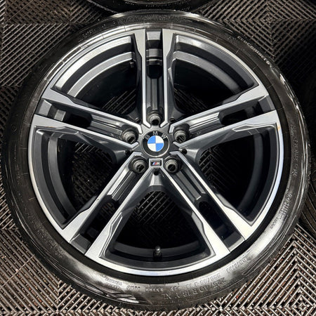 18'' BMW 1 Series 819 Grey M Sport 2 F40 F44 Alloy Wheels Tyres 8092352 Genuine