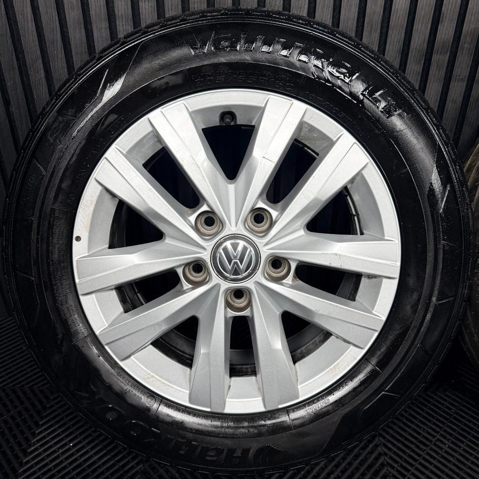 16'' VW Transporter T6 T6.1 T5 Caravelle Clayton Alloy Wheels Tyres Genuine