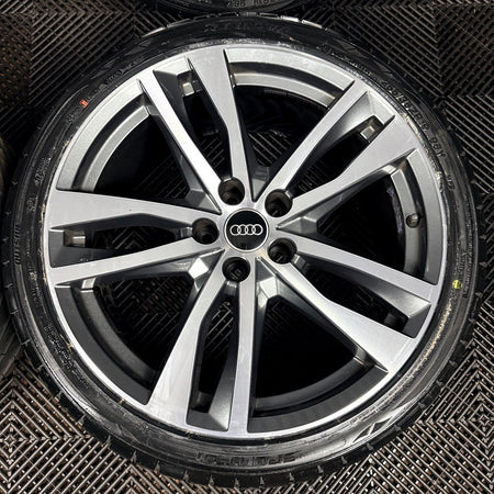 19'' Audi A4 A6 C8 S Line 5 Double Spoke Alloy Wheels Tyres 4K0601025H Genuine