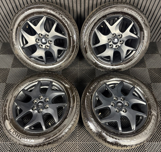 17" GENUINE FORD TRANSIT CUSTOM GREY ALLOY WHEELS TYRES MK9 2024 6X120