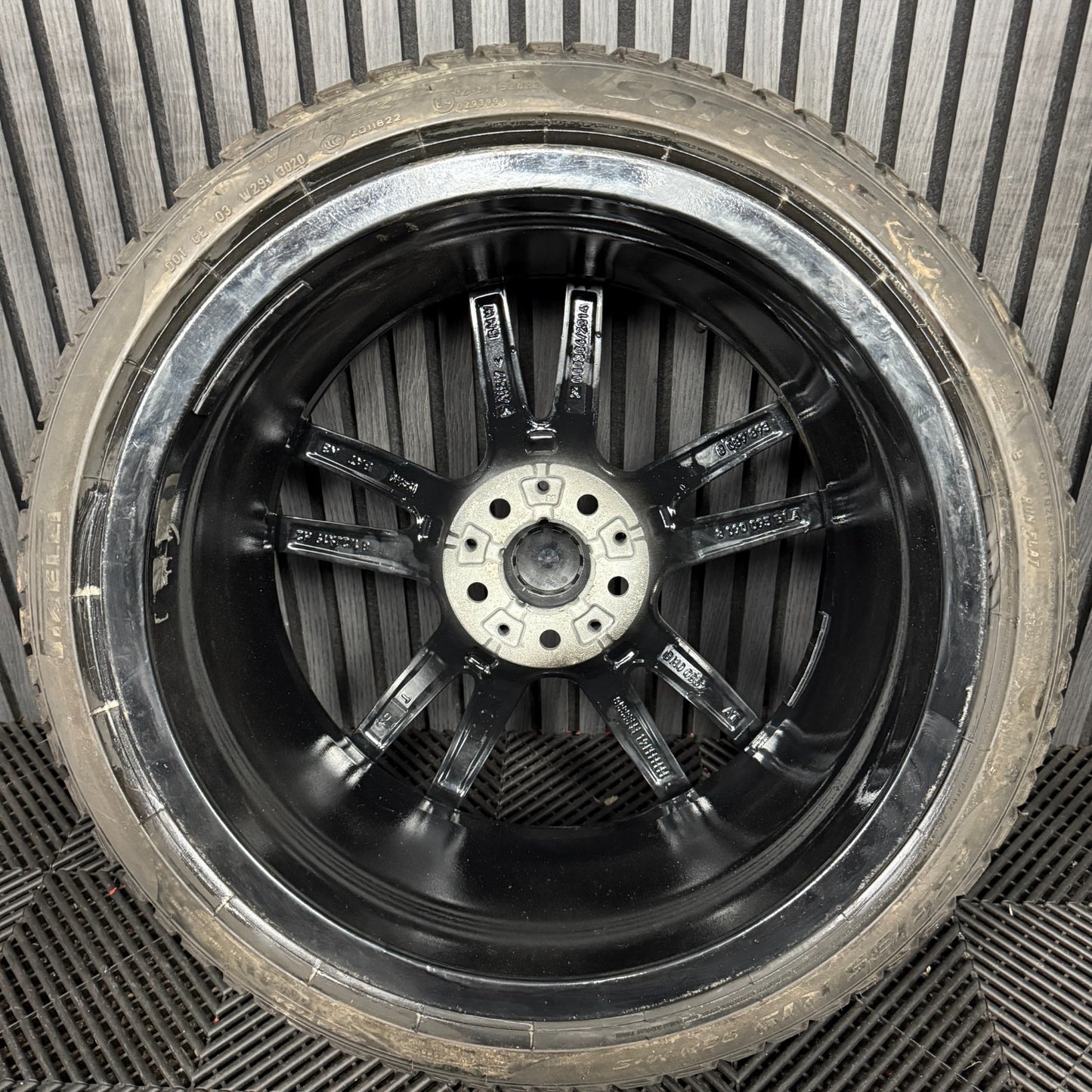 1X 19'' GENUINE BMW 3 SERIES 791 M SPORT 4 G20 BLACK ALLOY WHEEL 8090095 REAR