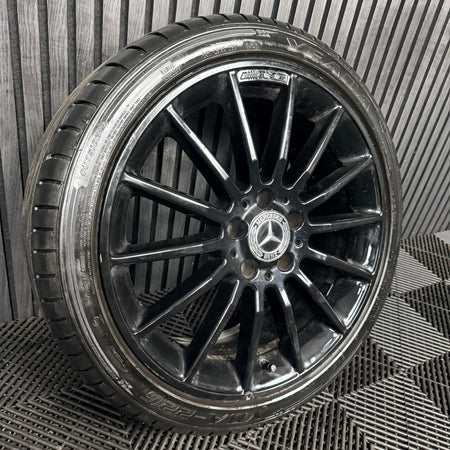 1X 18'' Amg Mercedes A Class CLA Black Alloy Wheel A1764010200 W176 Genuine