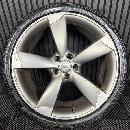 1X 20'' GENUINE AUDI A6 S LINE C7 ROTOR BLACK EDITION WHEEL ALLOY 4G9601025BP