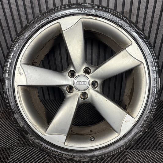 1X 20'' GENUINE AUDI A6 S LINE C7 ROTOR BLACK EDITION WHEEL ALLOY 4G9601025BP