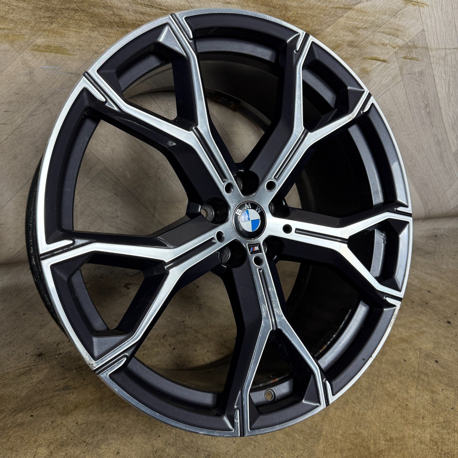 1X 21'' GENUINE BMW X5 X6 741 M SPORT 4 G05 G06 ALLOY WHEEL 8071998 FRONT