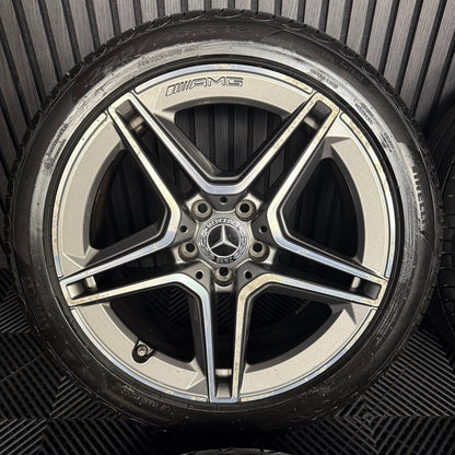 18'' GENUINE MERCEDES AMG A CLASS CLA B ALLOY WHEELS TYRES ALLOYS W177 5X112