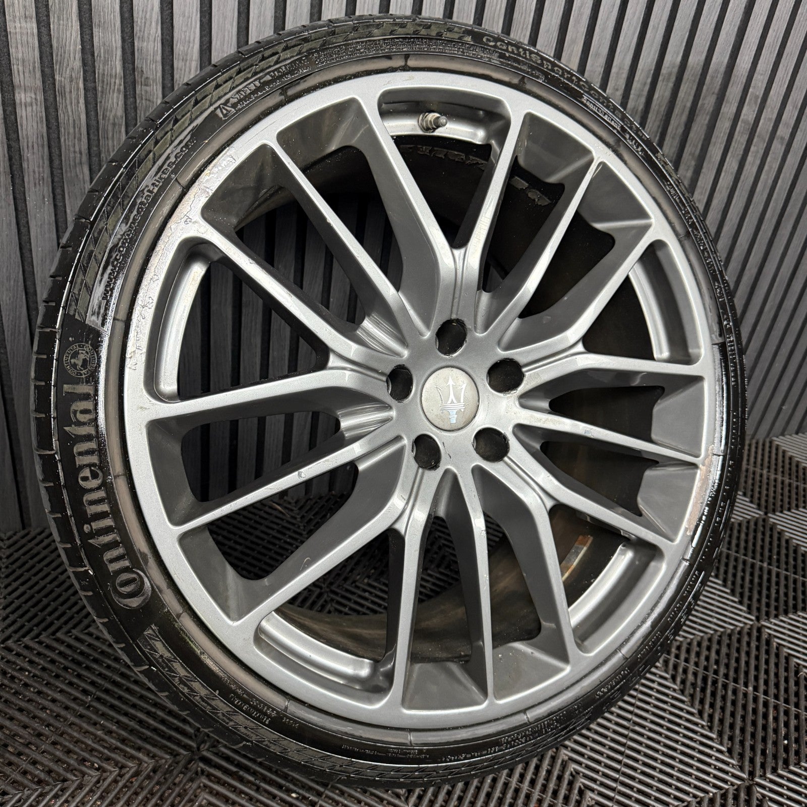 1X 21'' Maserati Ghibli 670011859 10.5 ET45 Grey Alloy Wheel Single Rear Genuine