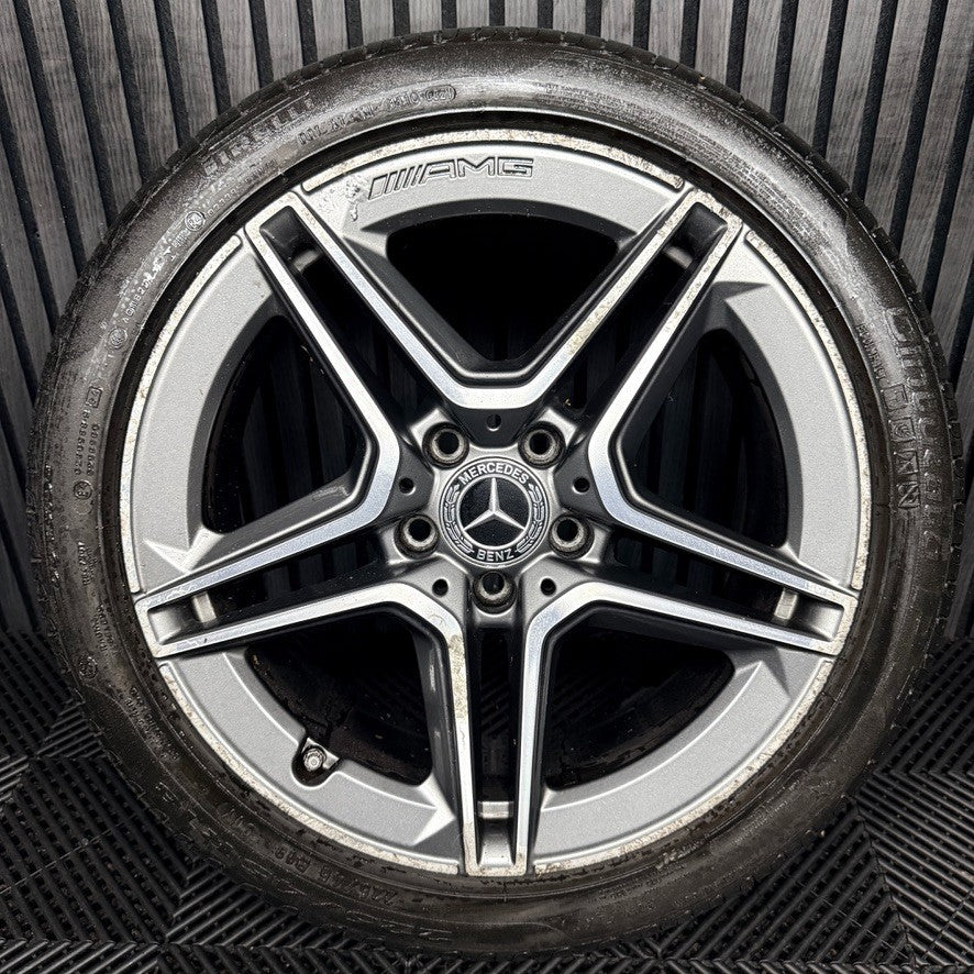 1X 18'' AMG Mercedes A Class CLA W177 Sport Alloy Wheel Tyre A1774011500 Genuine