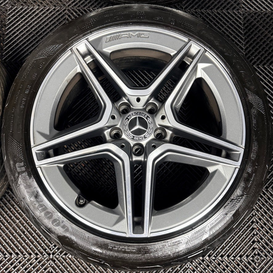 18'' Mercedes Amg A Class Cla B Alloy Wheels Tyres Alloys W177 Genuine