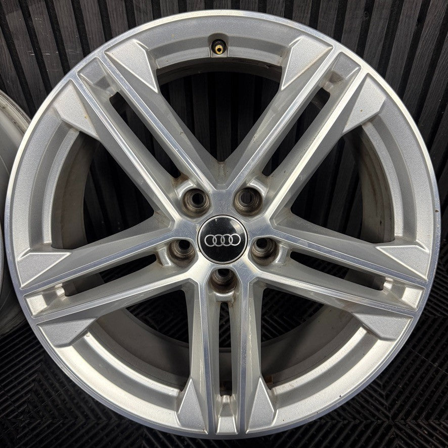 19'' Audi Q5 5 Double Spoke S Line Alloy Wheels 5X112 80A601025G Genuine
