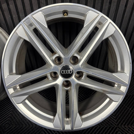 19'' Audi Q5 5 Double Spoke S Line Alloy Wheels 5X112 80A601025G Genuine