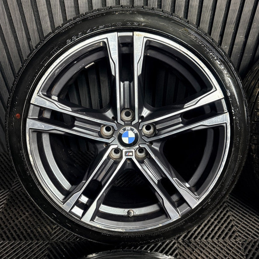 18'' BMW 1 Series 819 Grey M Sport 2 F40 F44 Alloy Wheels Tyres 8092352 Genuine